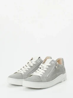 Damen Ganter – Sneaker aus Veloursleder hellgrau