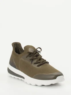 – Herren-Sneaker aus gestricktem Textil oliv*Geox Online