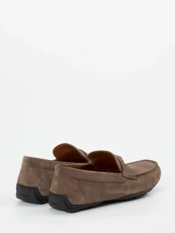 – Penny Loafer aus Veloursleder in Taupe*Geox