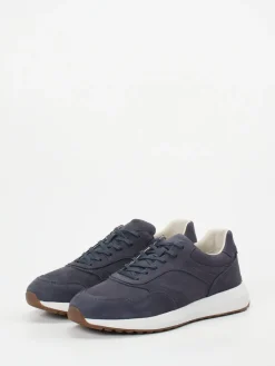 – Retro-Sneaker aus Kalbleder in Dunkel*Geox Hot