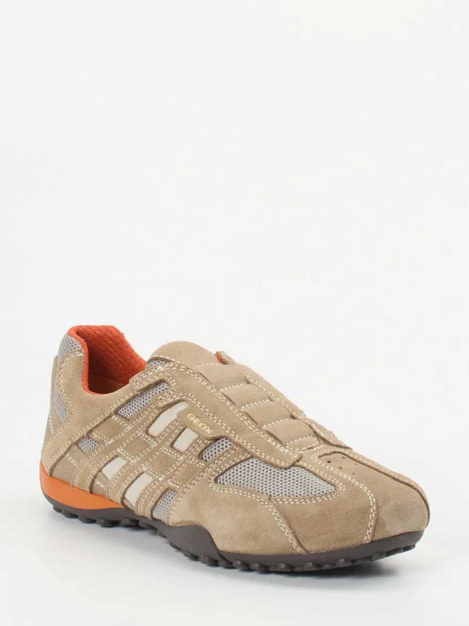 Herren Geox – Slip-On Sneaker aus Veloursleder