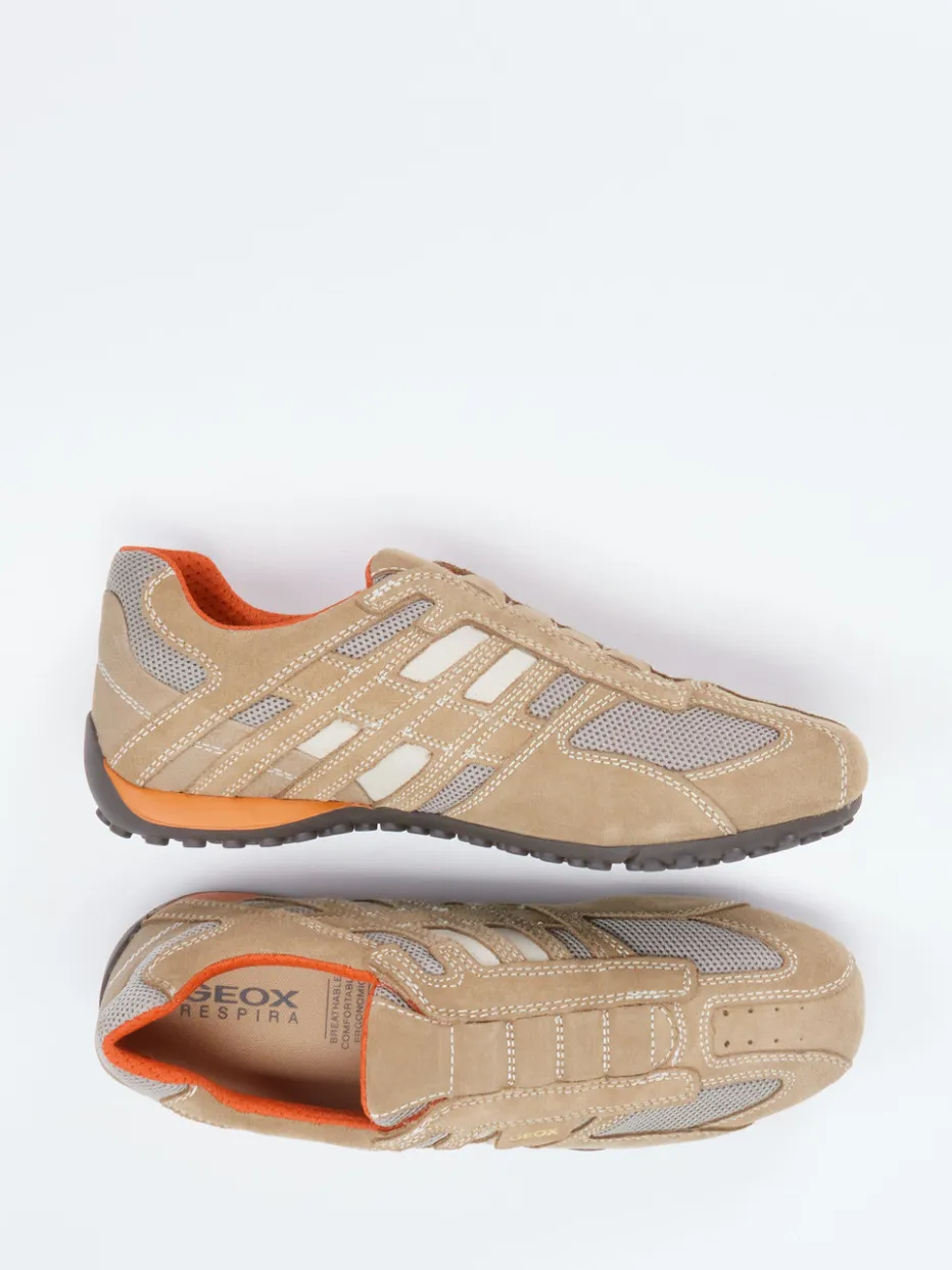 Herren Geox – Slip-On Sneaker aus Veloursleder