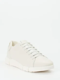 Herren Geox – Sneaker aus Kalbleder in Offwhite