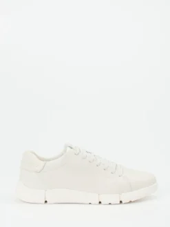 Herren Geox – Sneaker aus Kalbleder in Offwhite