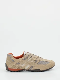– Sneaker aus Veloursleder und Mesh beige*Geox Hot