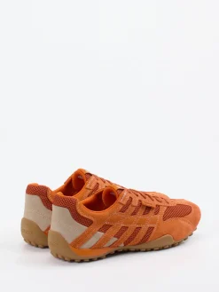 – Sneaker aus Veloursleder und Mesh*Geox Hot