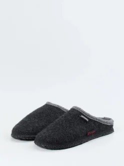 Damen Giesswein – Hausschuh aus Wollfilz in Anthrazit