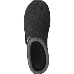 Damen Giesswein – Hausschuh aus Wollfilz in Anthrazit