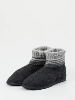 – Hüttenschuh aus Wollfilz anthrazit*Giesswein Sale