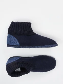 Herren Giesswein – Hüttenschuhe aus Wollfilz Dunkel