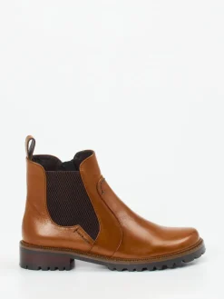 Damen Ginger u0026 Glove Ginger & Glove – Chelsea Boots aus Kalbleder cognac