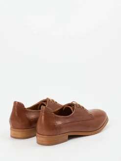 Damen Ginger u0026 Glove Ginger & Glove – Derby-Schnürschuh aus Lammleder Cognac