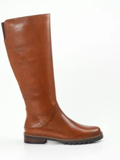 Damen Ginger u0026 Glove Ginger & Glove – Kniehohe Stiefel aus Kalbleder cognac