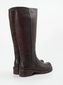 Damen Ginger u0026 Glove Ginger & Glove – Kniehohe Stiefel aus Kalbleder dunkel