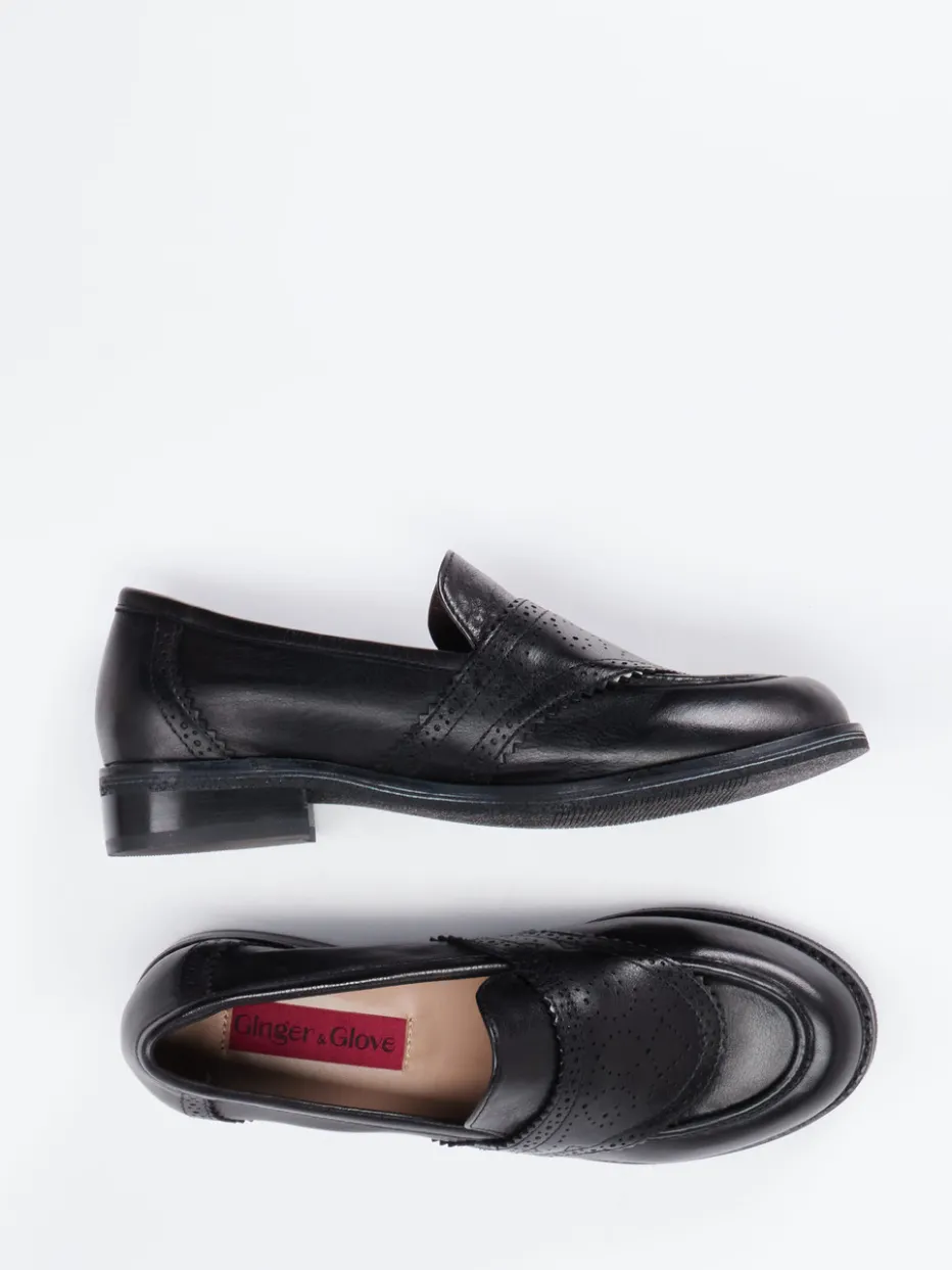 Damen Ginger u0026 Glove Ginger & Glove – Loafer aus Kalbleder