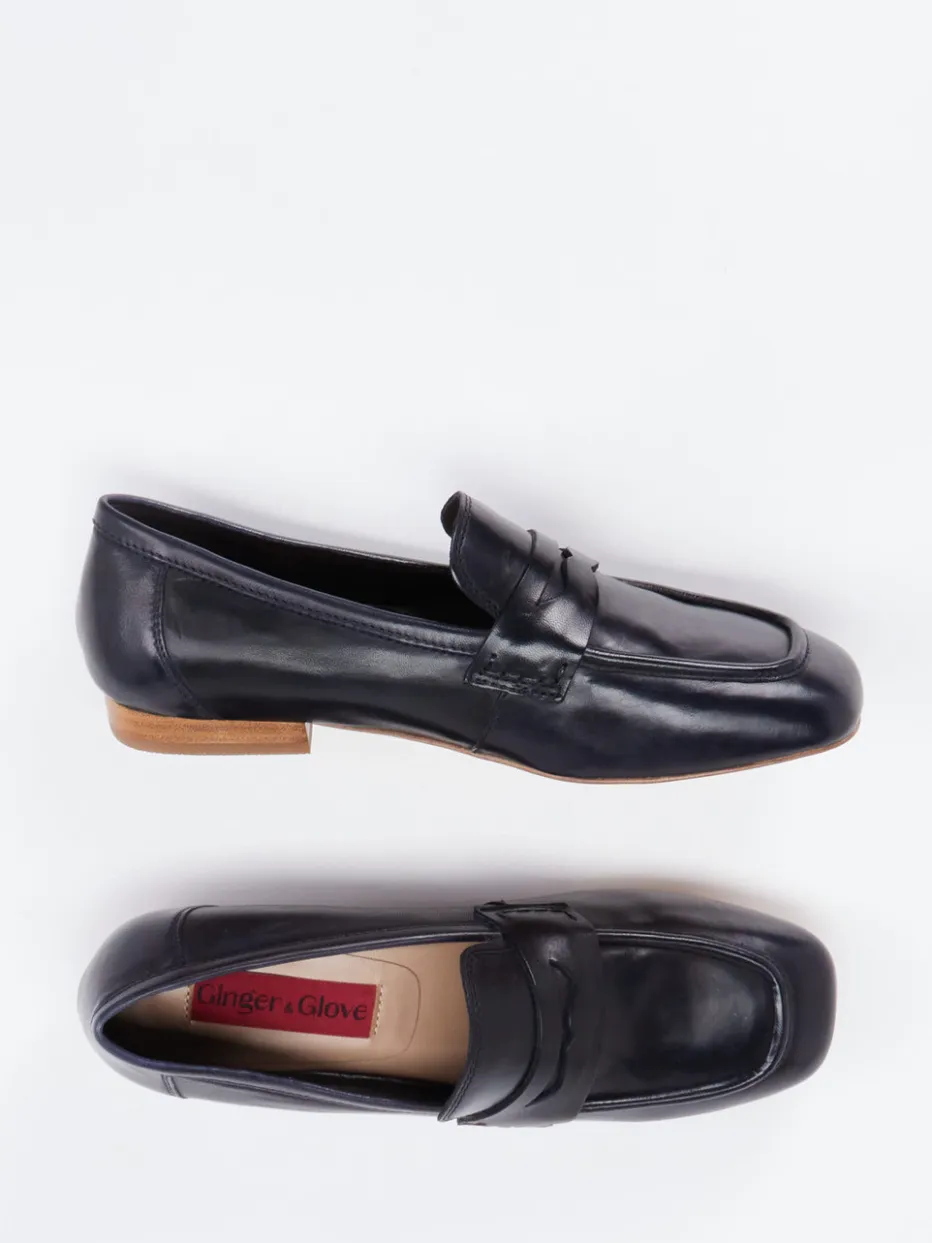 Ginger & Glove – Loafer aus Lammleder Dunkel*Ginger u0026 Glove Sale