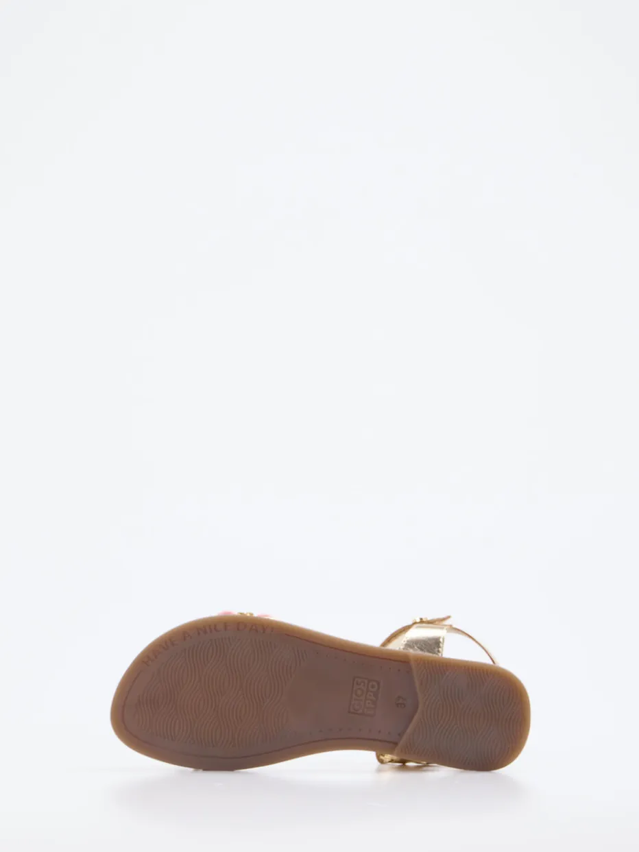 Kinder Gioseppo – Riemchensandale aus Metallicleder Gold