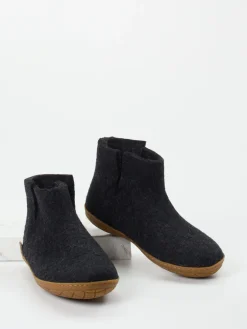 – Filz-Bootie aus Wollfilz Anthrazit*Glerups