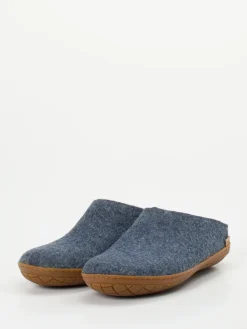 Herren Glerups – Filzpantoffeln aus Wollfilz in Jeans