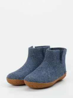 – Hausschuh-Bootie aus Wollfilz jeans*Glerups Discount