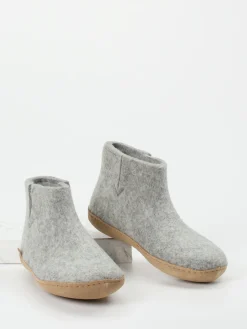 – Hausschuhe aus Wollfilz hell*Glerups