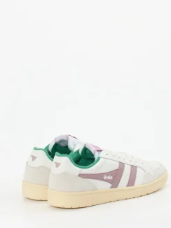 Damen Gola – Retro-Sneaker aus Leder in Off-White