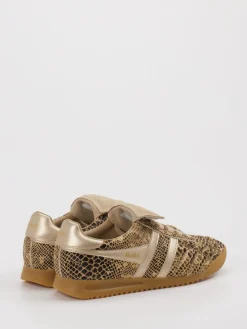 – Retro-Sneaker aus Leder mit Schlangenprägung*Gola Outlet