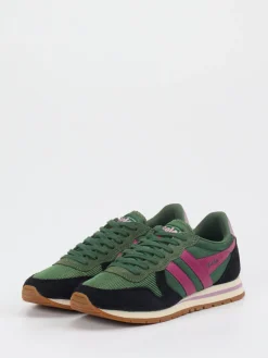 Damen Gola – Retro-Sneaker aus Mesh und Veloursleder