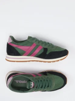 Damen Gola – Retro-Sneaker aus Mesh und Veloursleder