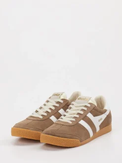 Damen Gola – Retro-Sneaker aus Veloursleder sand