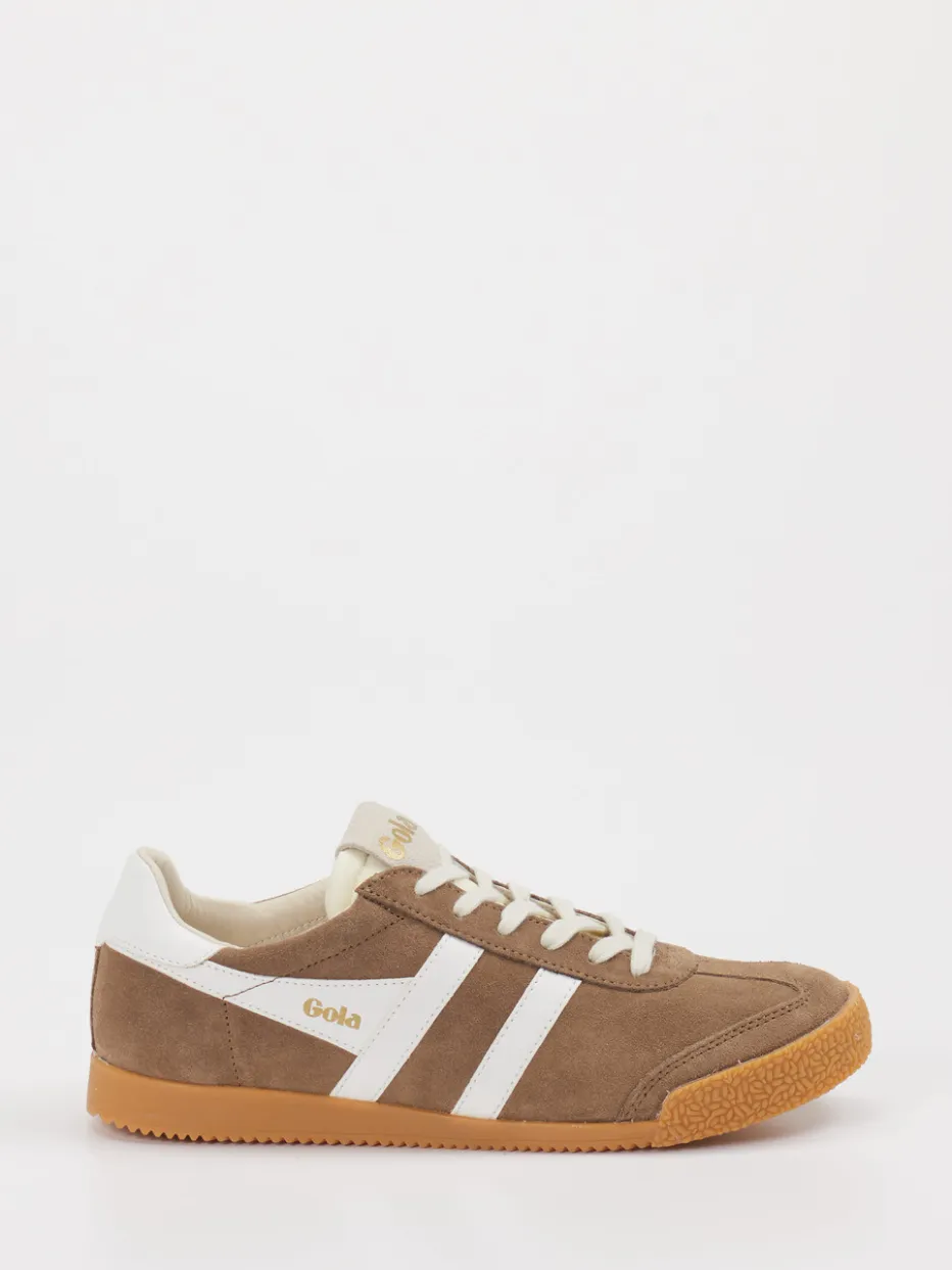 Damen Gola – Retro-Sneaker aus Veloursleder sand