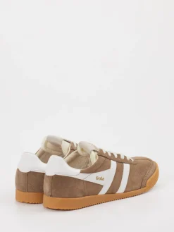 Damen Gola – Retro-Sneaker aus Veloursleder sand