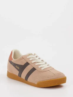 Damen Gola – Retro-Sneaker aus Veloursleder Rosébeige