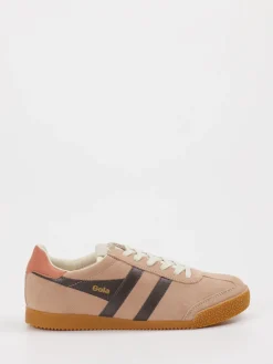 Damen Gola – Retro-Sneaker aus Veloursleder Rosébeige