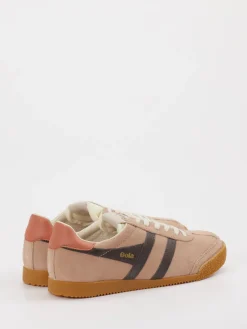 Damen Gola – Retro-Sneaker aus Veloursleder Rosébeige