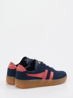 Damen Gola – Retro-Sneaker aus Veloursleder Dunkel