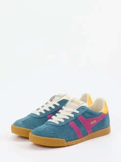 – Retro-Sneaker aus Veloursleder petrol*Gola Hot
