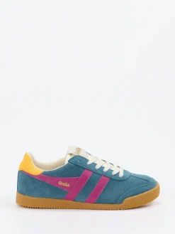 – Retro-Sneaker aus Veloursleder petrol*Gola Hot