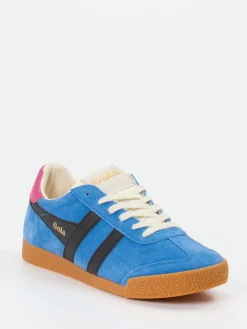 Damen Gola – Retro-Sneaker aus Veloursleder Kornblumen