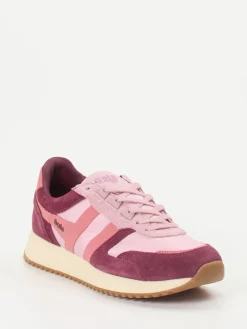 Damen Gola – Retro-Sneaker aus Veloursleder Rosé