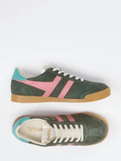 – Retro-Sneaker aus Veloursleder oliv*Gola Discount