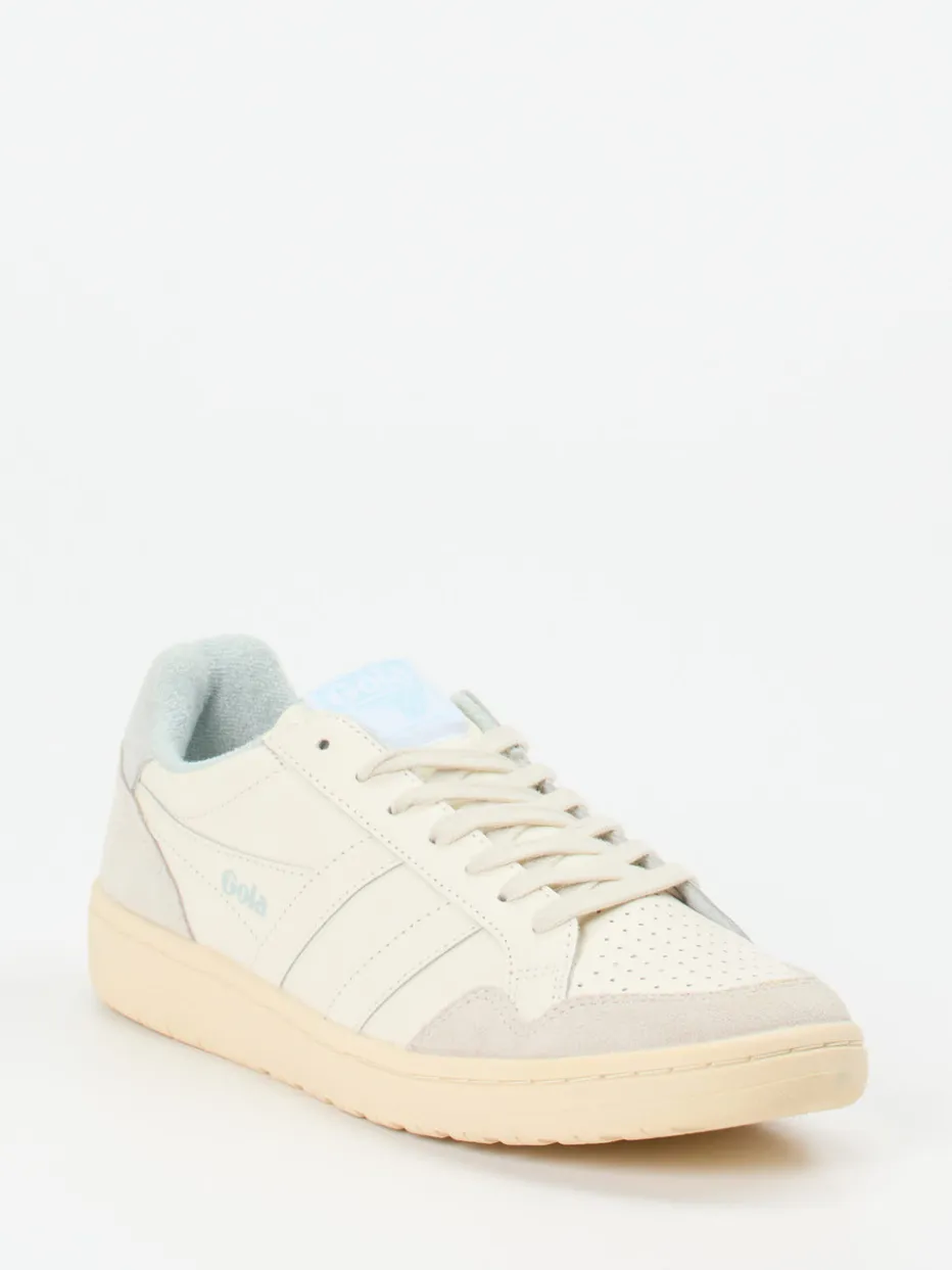 Damen Gola – Sneaker aus Kalbleder in Creme