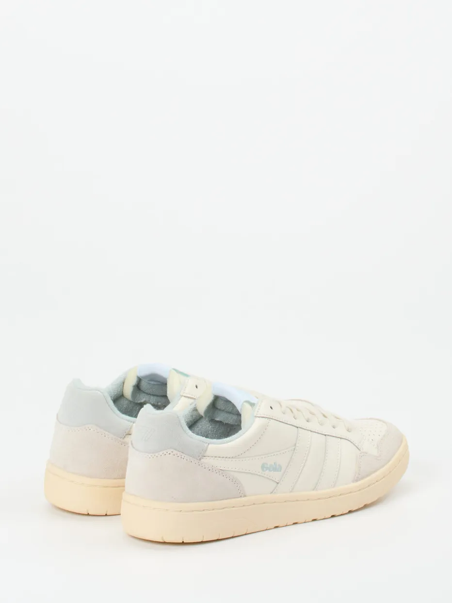 Damen Gola – Sneaker aus Kalbleder in Creme
