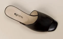 Damen Gritti – Mules aus Kalbleder in
