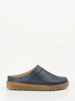 Damen Haflinger – Clog aus Nubukleder Dunkel