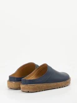 Damen Haflinger – Clog aus Nubukleder Dunkel