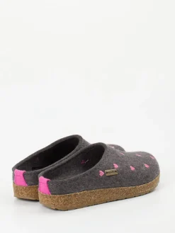 – Filzclogs aus Schurwolle anthrazit*Haflinger