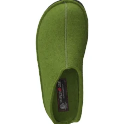 Damen Haflinger – Filzpantoffel aus Wollfilz moos