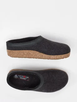 – Filzpantoffel aus Schurwolle anthrazit*Haflinger Hot