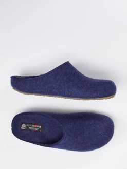 – Filzpantoffeln aus Wolle dunkel*Haflinger Outlet